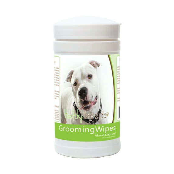 Healthy Breeds Pit Bull Grooming Wipes 70 Count