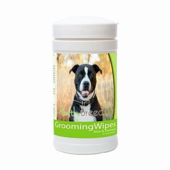 Healthy Breeds Pit Bull Grooming Wipes 70 Count