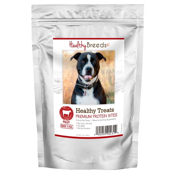 Healthy Breeds Pit Bull Healthy Treats Premium Protein Bites Beef 10 oz