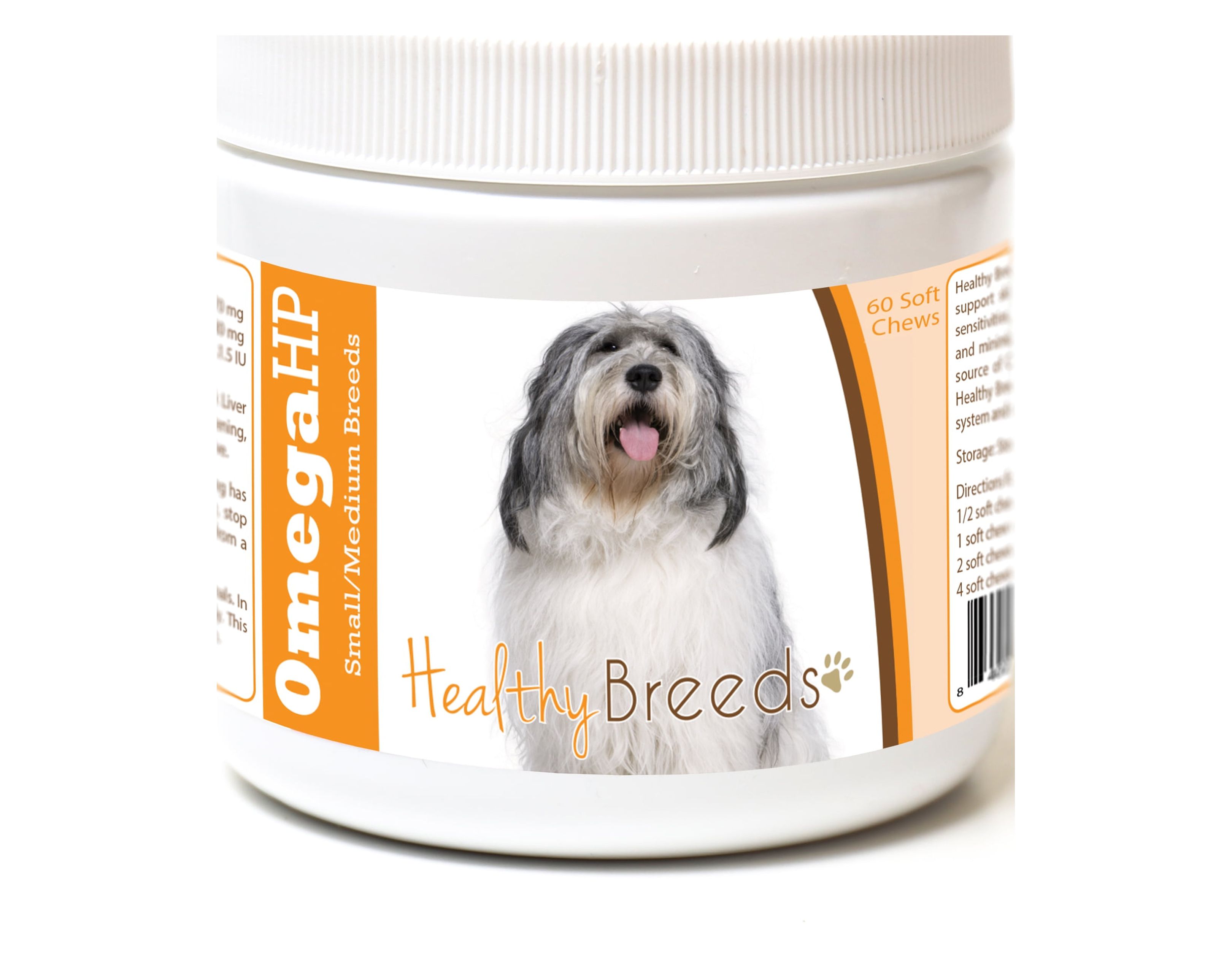 Healthy Breeds Polish Lowland Sheepdog Omega HP Fatty Acid Skin and Coat Support Soft Chews