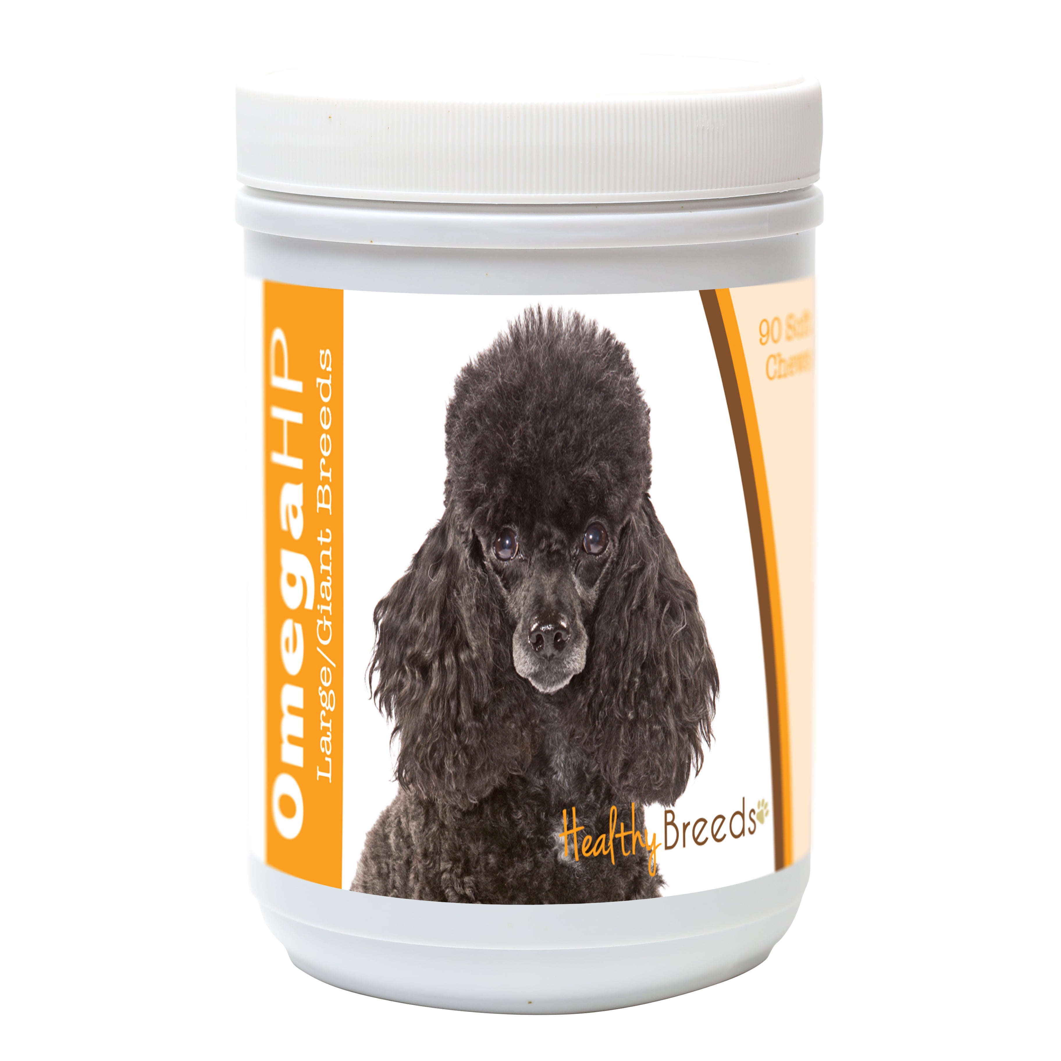 Healthy Breeds Poodle Omega HP Fatty Acid Skin and Coat Support Soft Chews