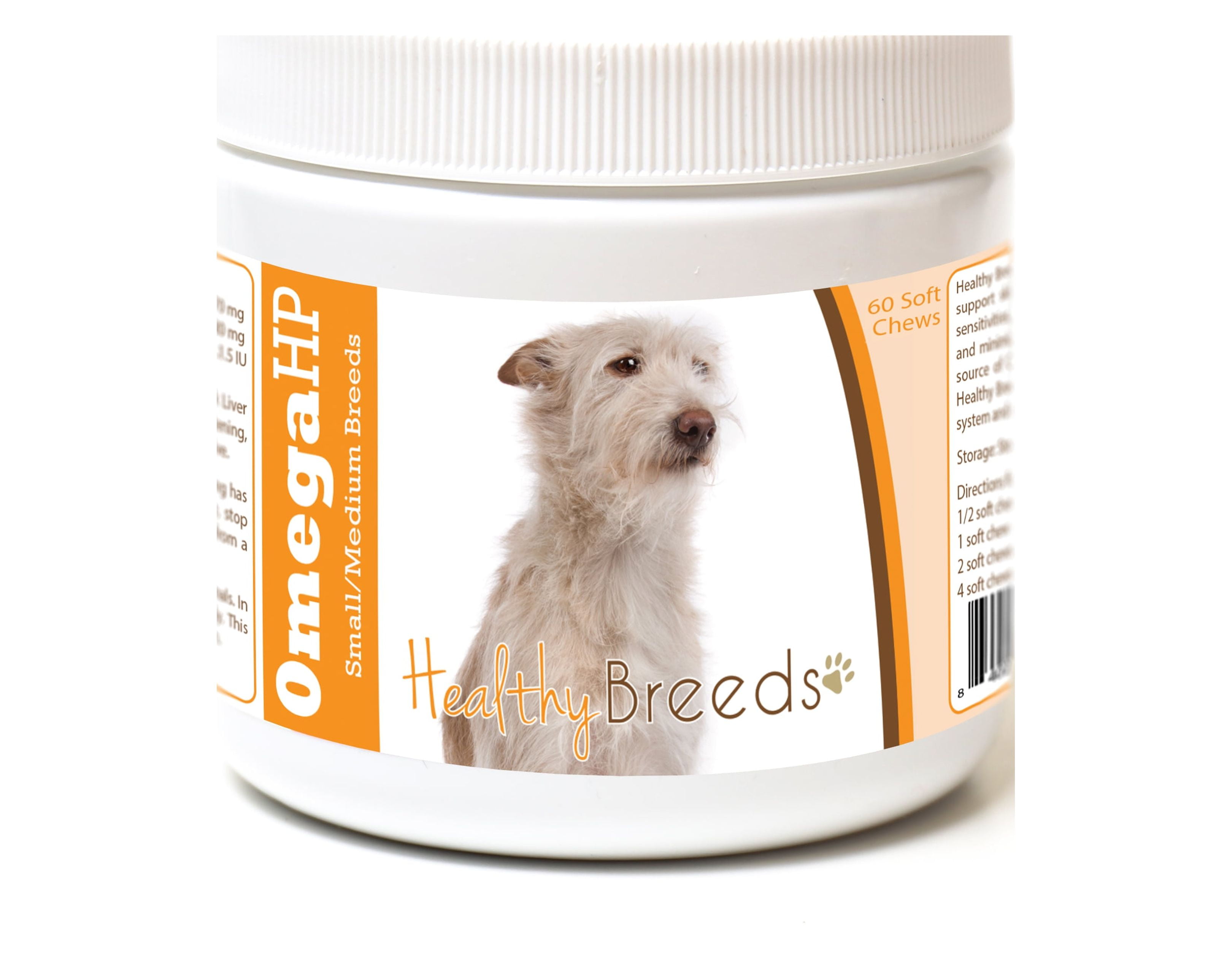 Healthy Breeds Portuguese Podengo Pequeno Omega HP Fatty Acid Skin and Coat Support Soft Chews