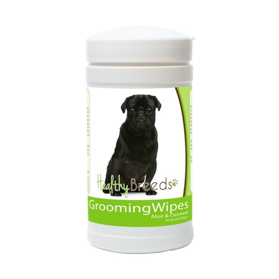 Healthy Breeds Pug Grooming Wipes 70 Count