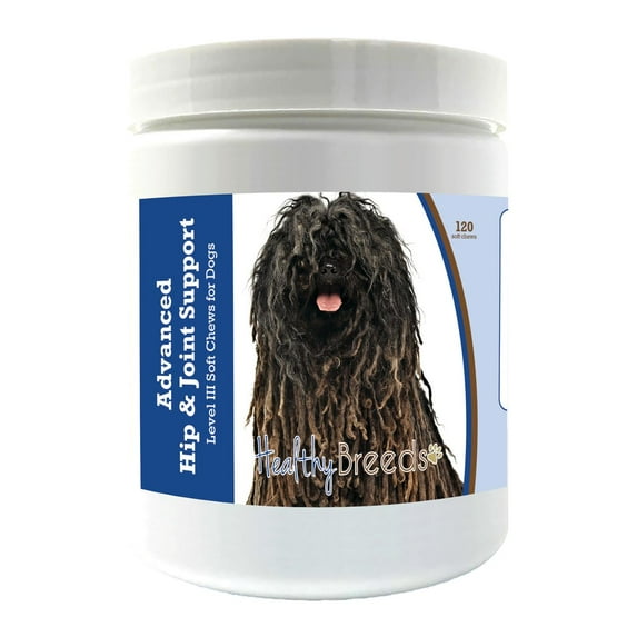 Healthy Breeds Pulik Advanced Hip & Joint Support Level III Soft Chews for Dogs 120 Count