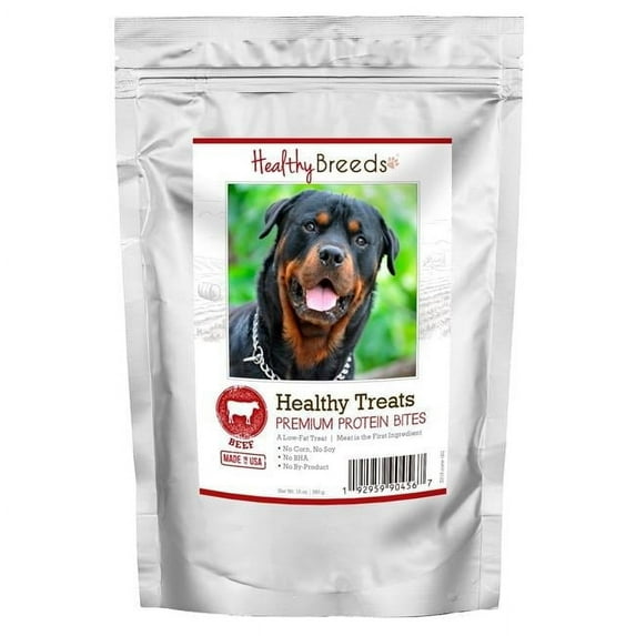 Healthy Breeds Rottweiler Healthy Treats Premium Protein Bites Beef 10 oz