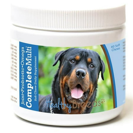 Healthy Breeds Rottweiler all in one Multivitamin Soft Chew - 60 Count
