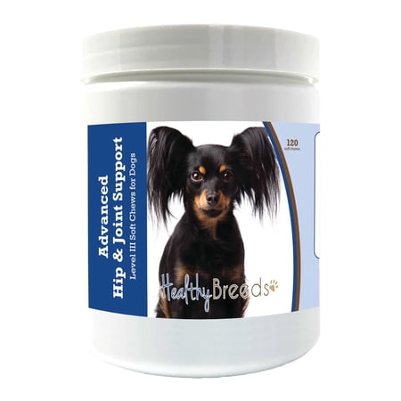 Healthy Breeds Russian Toy Terrier Advanced Hip & Joint Support Level III Soft Chews for Dogs 120 Count