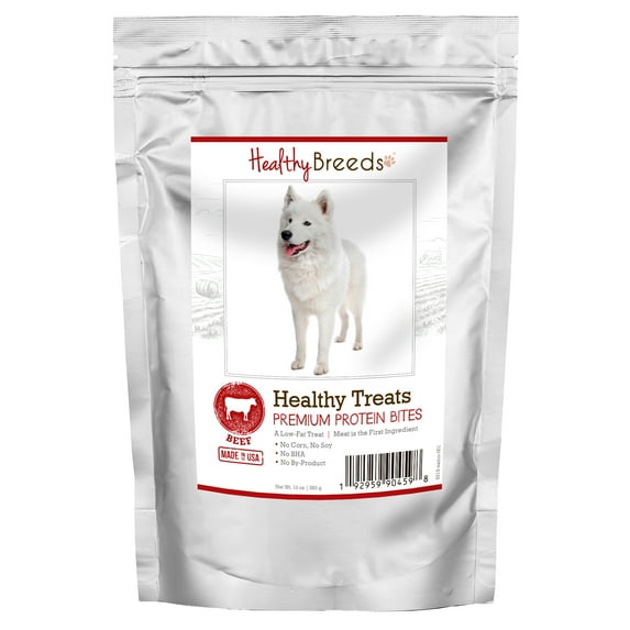 Healthy Breeds Samoyed Healthy Treats Premium Protein Bites Beef 10 oz
