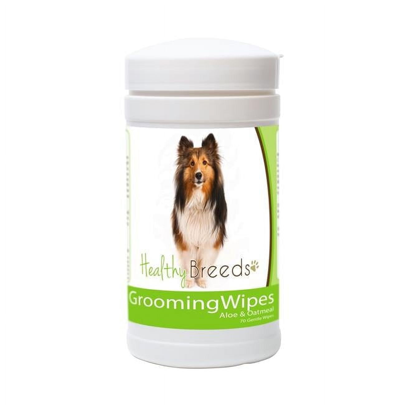 Healthy Breeds Shetland Sheepdog Grooming Wipes 70 Count