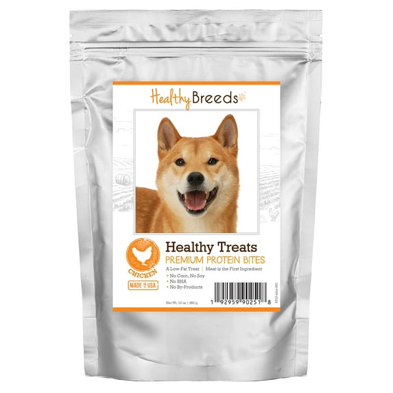 Healthy Breeds Shiba Inu Healthy Treats Premium Protein Bites Chicken Dog Treats 10 oz