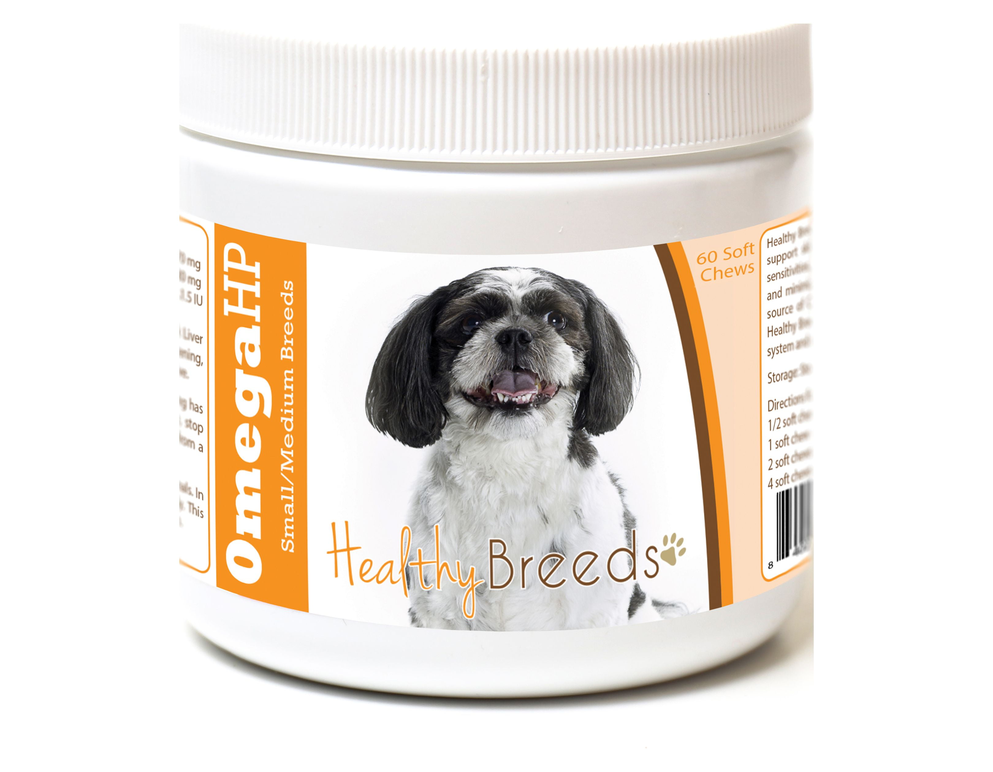 Healthy Breeds Shih-Poo Omega HP Fatty Acid Skin and Coat Support Soft Chews