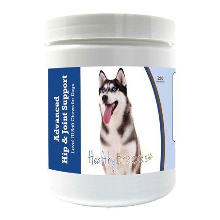 Healthy Breeds Siberian Husky Advanced Hip & Joint Support Level III Soft Chews for Dogs 120 Count