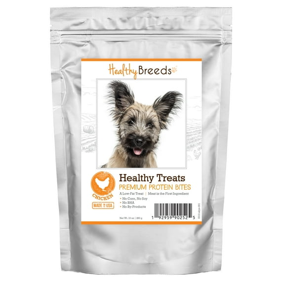 Healthy Breeds Skye Terrier Healthy Treats Premium Protein Bites Chicken Dog Treats 10 oz