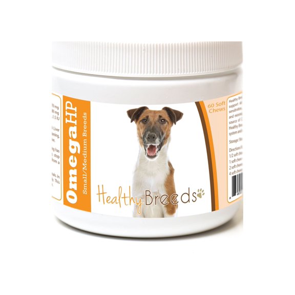 Healthy Breeds Smooth Fox Terrier Omega HP Fatty Acid Skin and Coat Support Soft Chews