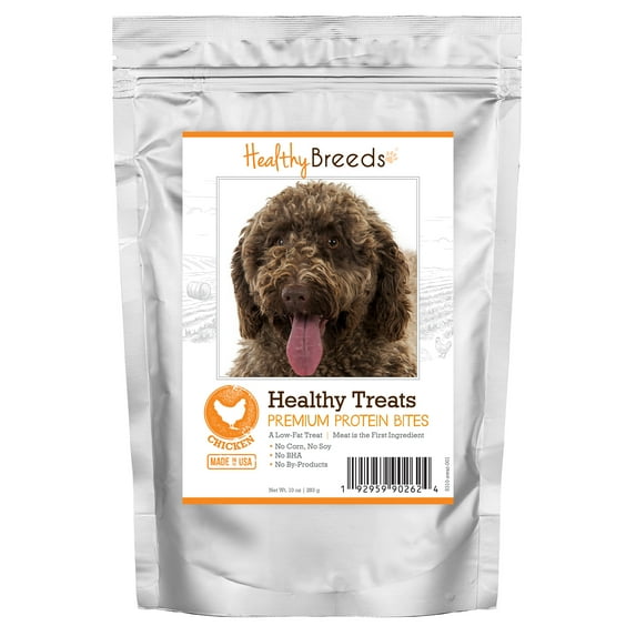 Healthy Breeds Spanish Water Dog Healthy Treats Premium Protein Bites Chicken Dog Treats 10 oz