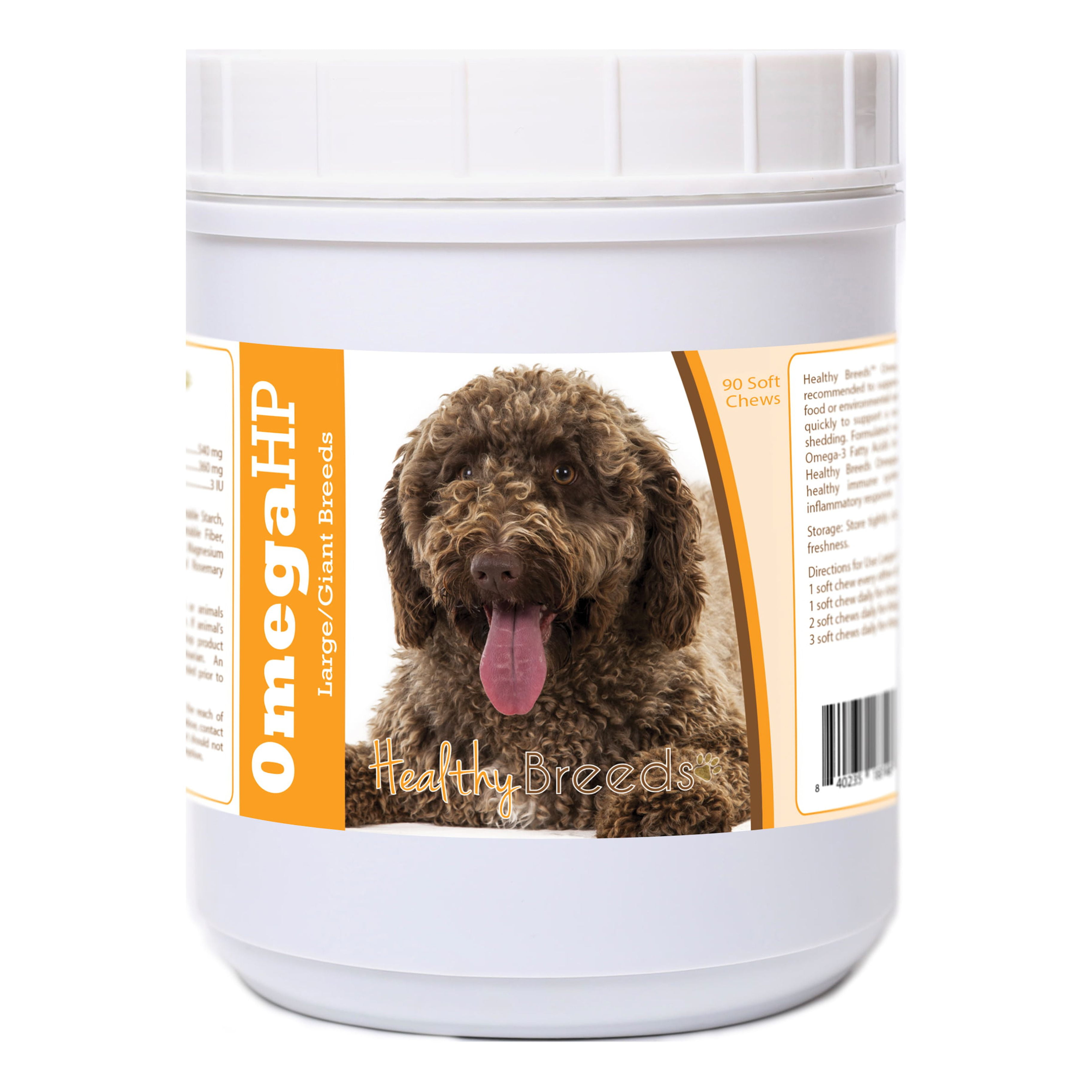 Healthy Breeds Spanish Water Dog Omega HP Fatty Acid Skin and Coat Support Soft Chews