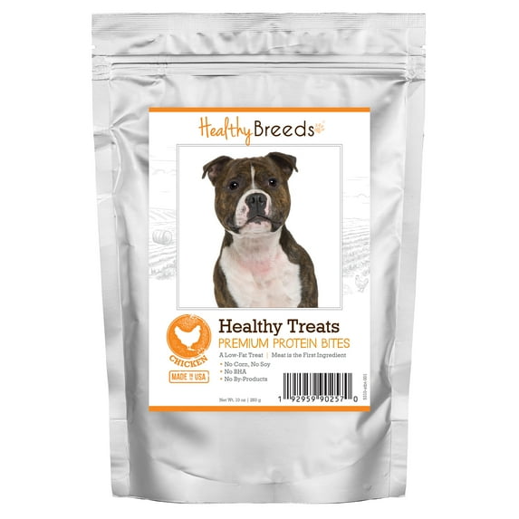 Healthy Breeds Staffordshire Bull Terrier Healthy Treats Premium Protein Bites Chicken Dog Treats 10 oz