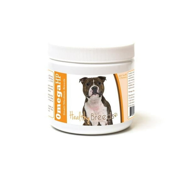 Healthy Breeds Staffordshire Bull Terrier Omega HP Fatty Acid Skin & Coat Support Soft Chews