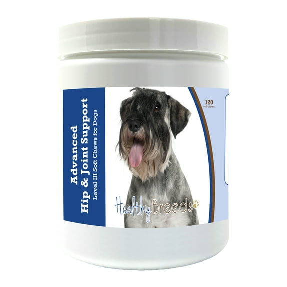 Healthy Breeds Standard Schnauzer Advanced Hip & Joint Support Level III Soft Chews for Dogs 120 Count