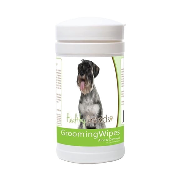Healthy Breeds Standard Schnauzer Grooming Wipes - 70 Count