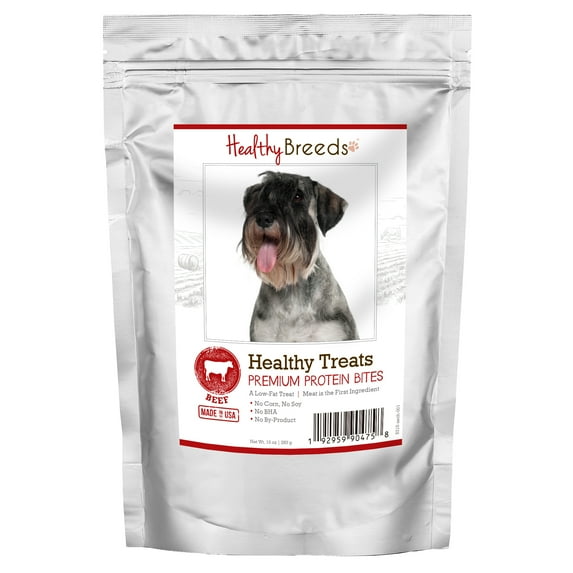 Healthy Breeds Standard Schnauzer Healthy Treats Premium Protein Bites Beef 10 oz