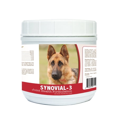 Healthy Breeds Synovial-3 Joint Health Formulation Soft Chews for German Shepherd, 120 Count