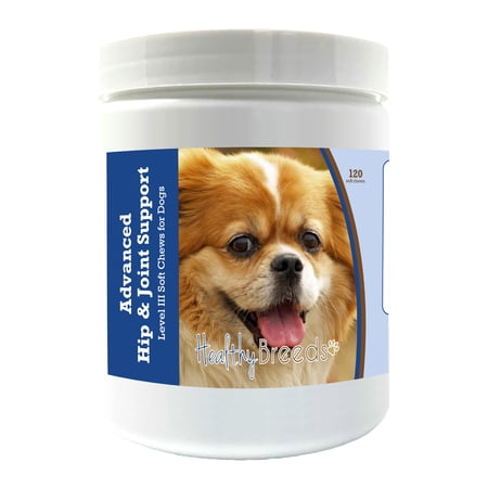 Healthy Breeds Tibetan Spaniel Advanced Hip & Joint Support Level III Soft Chews for Dogs 120 Count