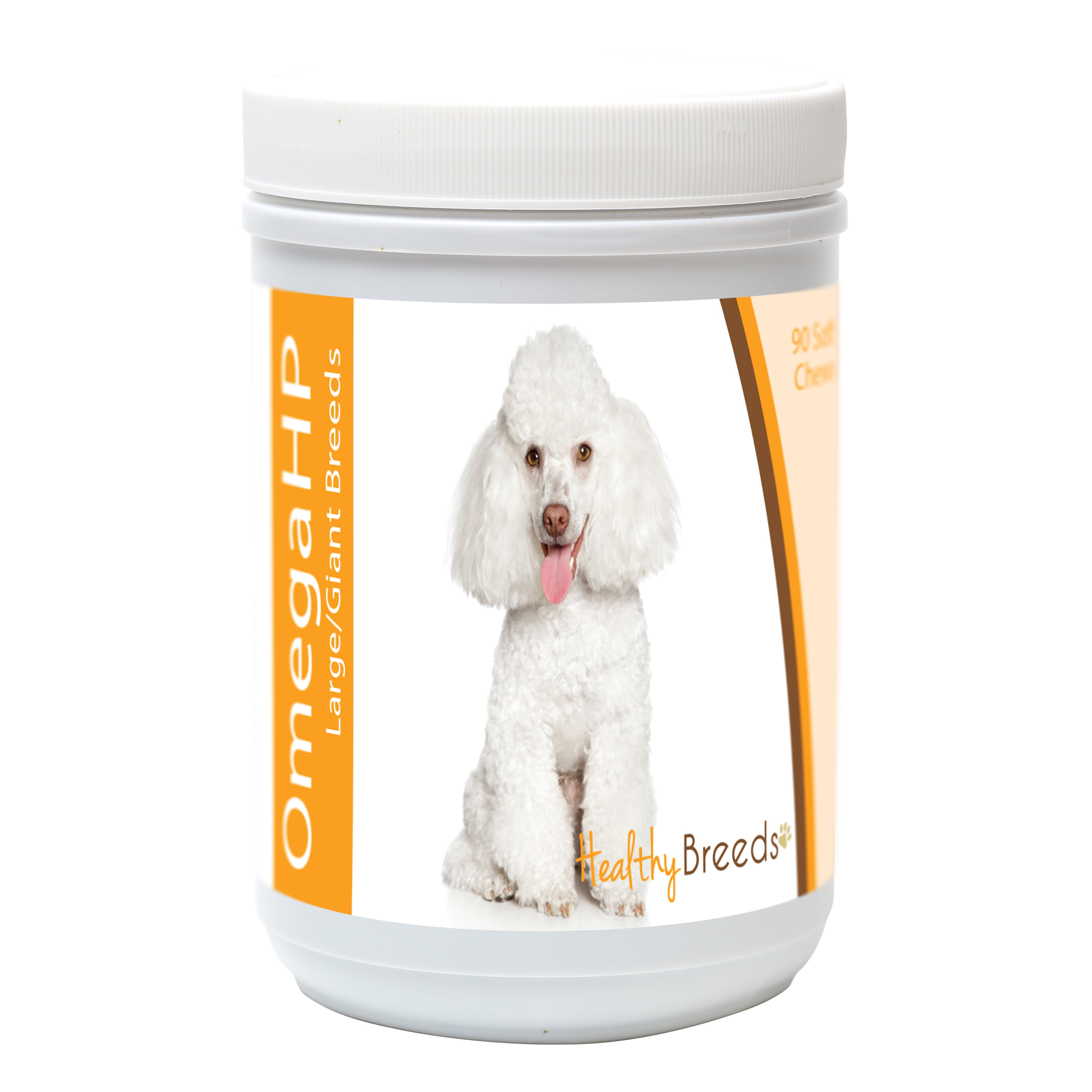 Healthy Breeds Toy Poodle Omega HP Fatty Acid Skin and Coat Support Soft Chews