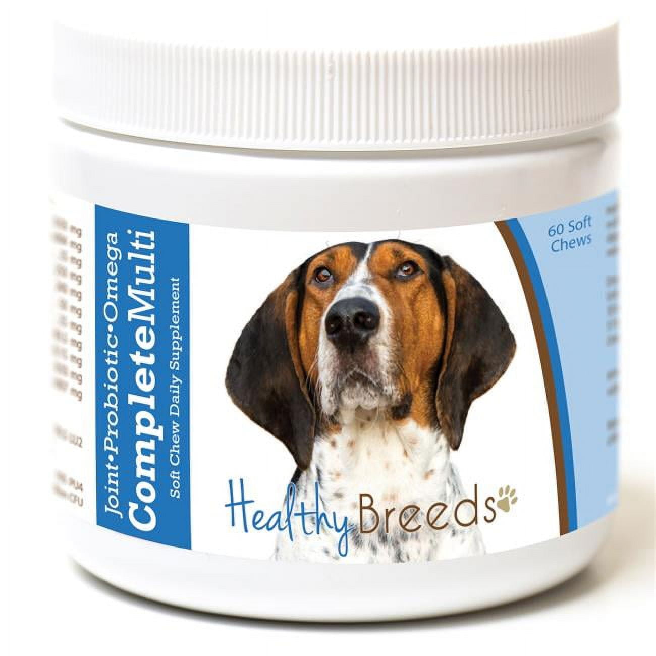 Healthy Breeds 192959009200 Treeing Walker Coonhound all in one Multivitamin Soft Chew - 60 Count