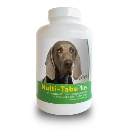 Healthy Breeds Weimaraner Multi-Tabs Plus Chewable Tablets, 180 Count