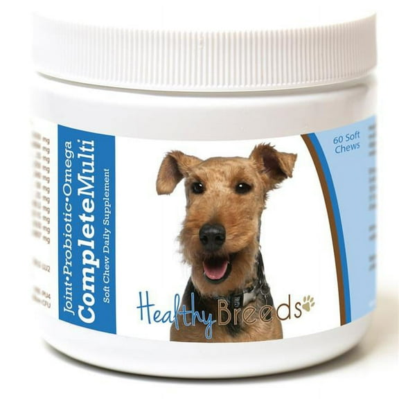 Healthy Breeds 192959009316 Welsh Terrier all in one Multivitamin Soft Chew - 60 Count