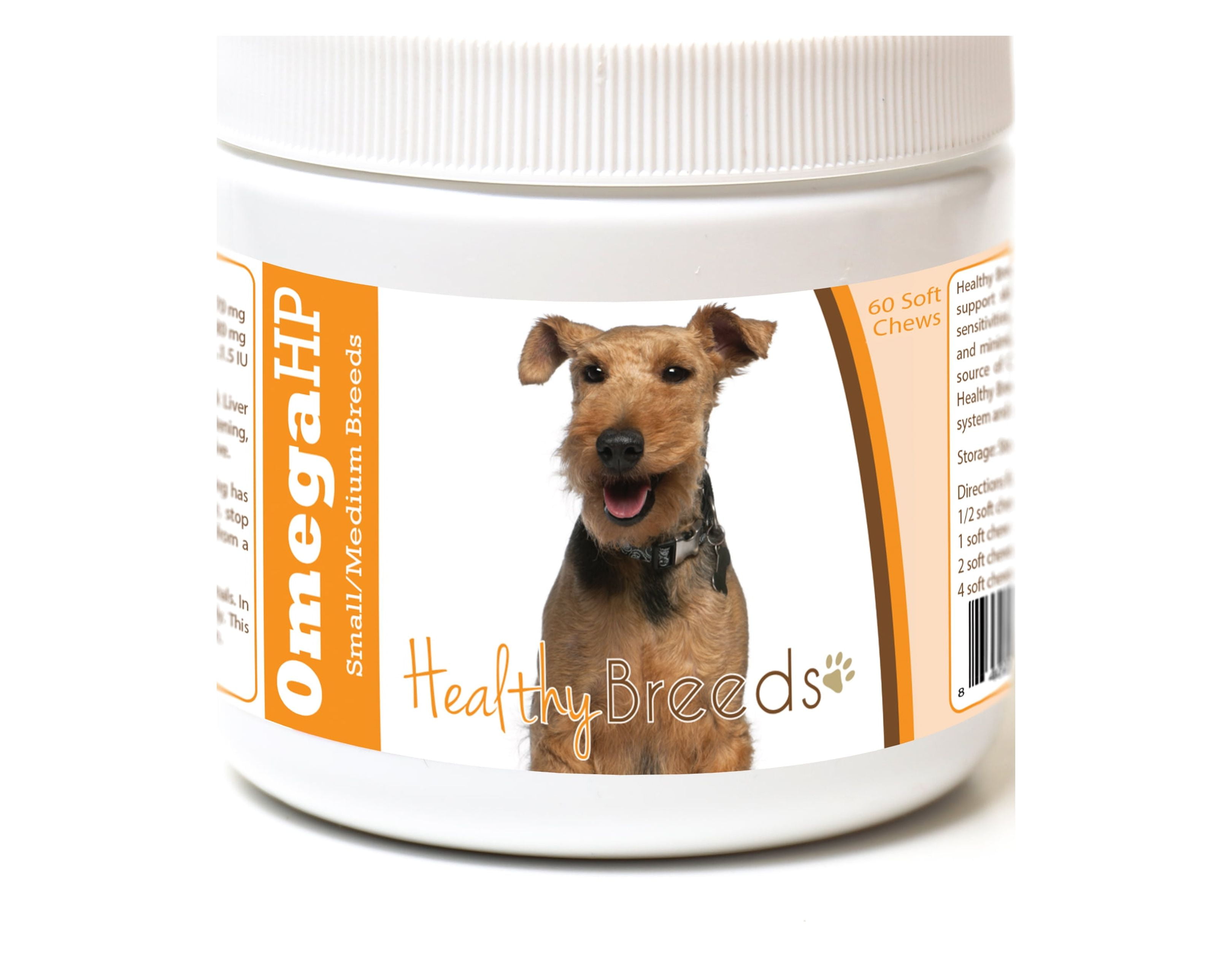 Healthy Breeds Welsh Terrier Omega HP Fatty Acid Skin and Coat Support Soft Chews