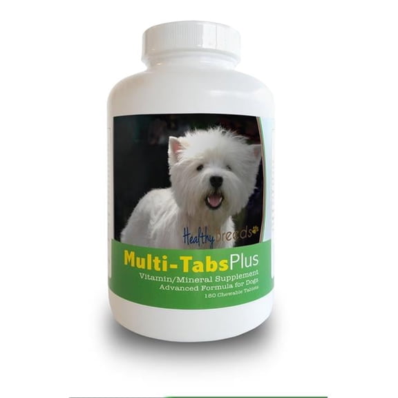Healthy Breeds West Highl & White Terrier Multi-Tabs Plus Chewable Tablets, 180 Count