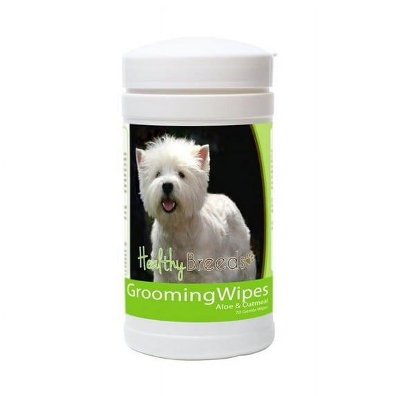 Healthy Breeds West Highland White Terrier Grooming Wipes 70 Count