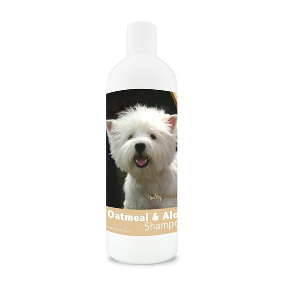 Healthy Breeds West Highland White Terrier Oatmeal Dog Shampoo with Aloe 16 oz