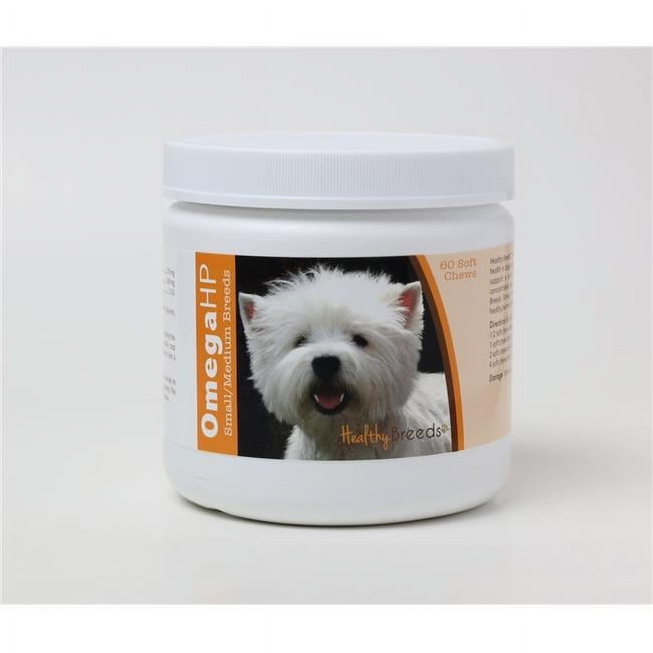 Healthy Breeds West Highland White Terrier Omega HP Fatty Acid Skin and Coat Support Soft Chews