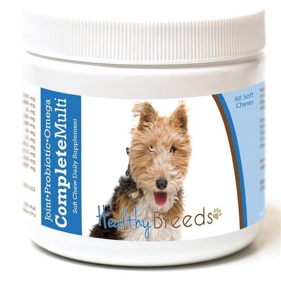 Healthy Breeds 192959009255 Wire Fox Terrier all in one Multivitamin Soft Chew - 60 Count
