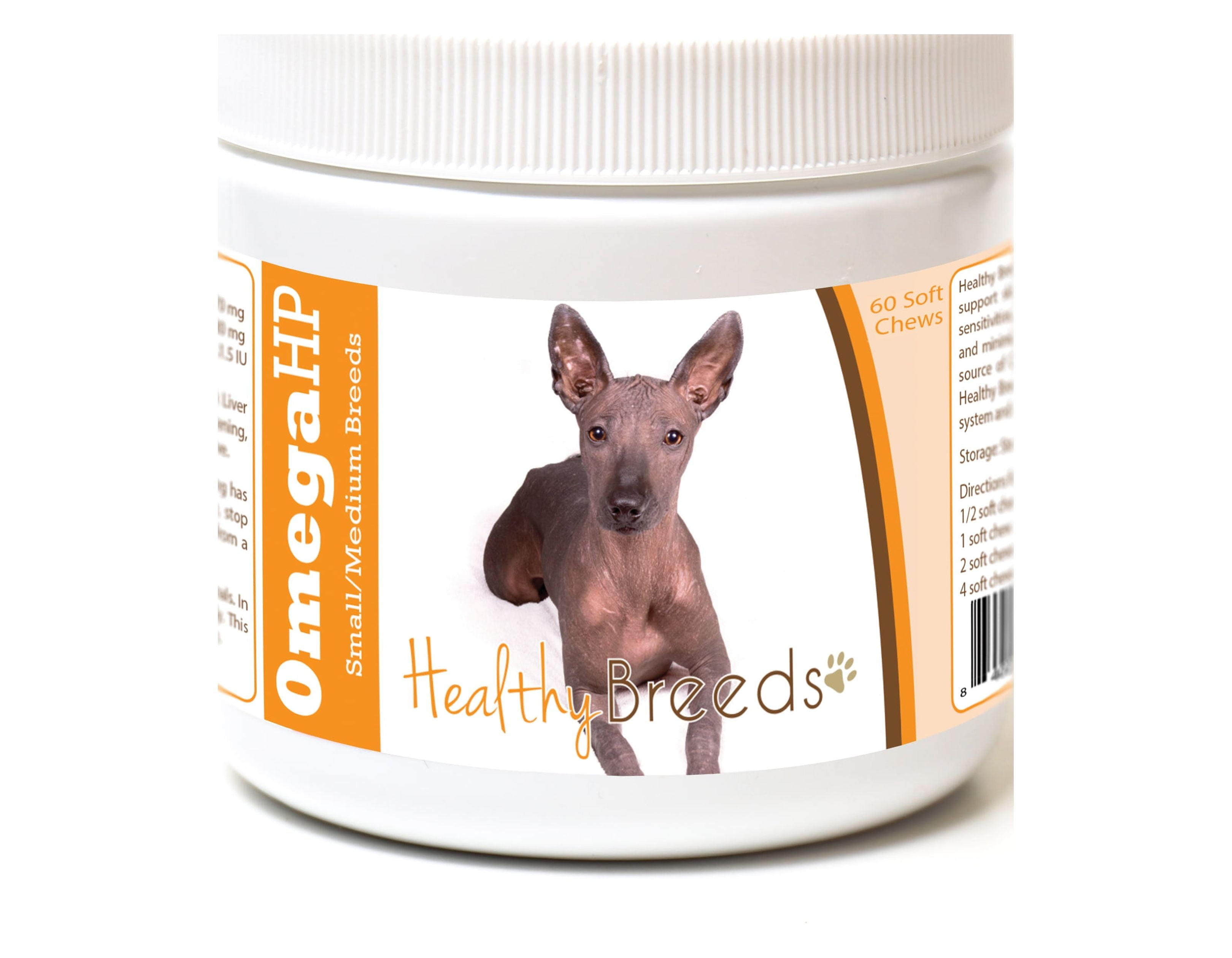 Healthy Breeds Xoloitzcuintli Omega HP Fatty Acid Skin and Coat Support Soft Chews