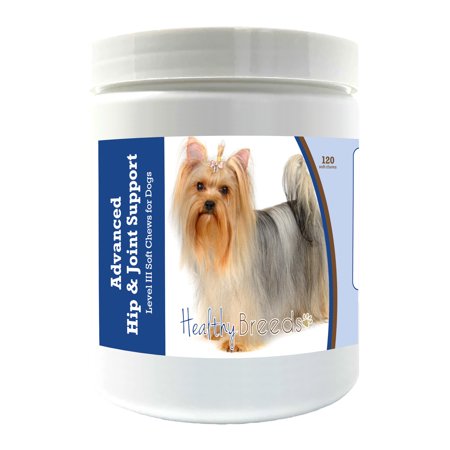 Healthy Breeds Yorkshire Terrier Advanced Hip & Joint Support Level III Soft Chews for Dogs 120 Count