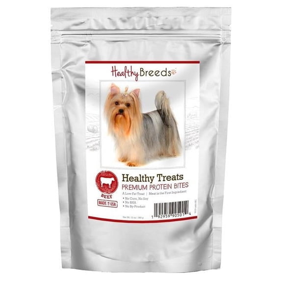 Healthy Breeds Yorkshire Terrier Healthy Treats Premium Protein Bites Beef 10 oz