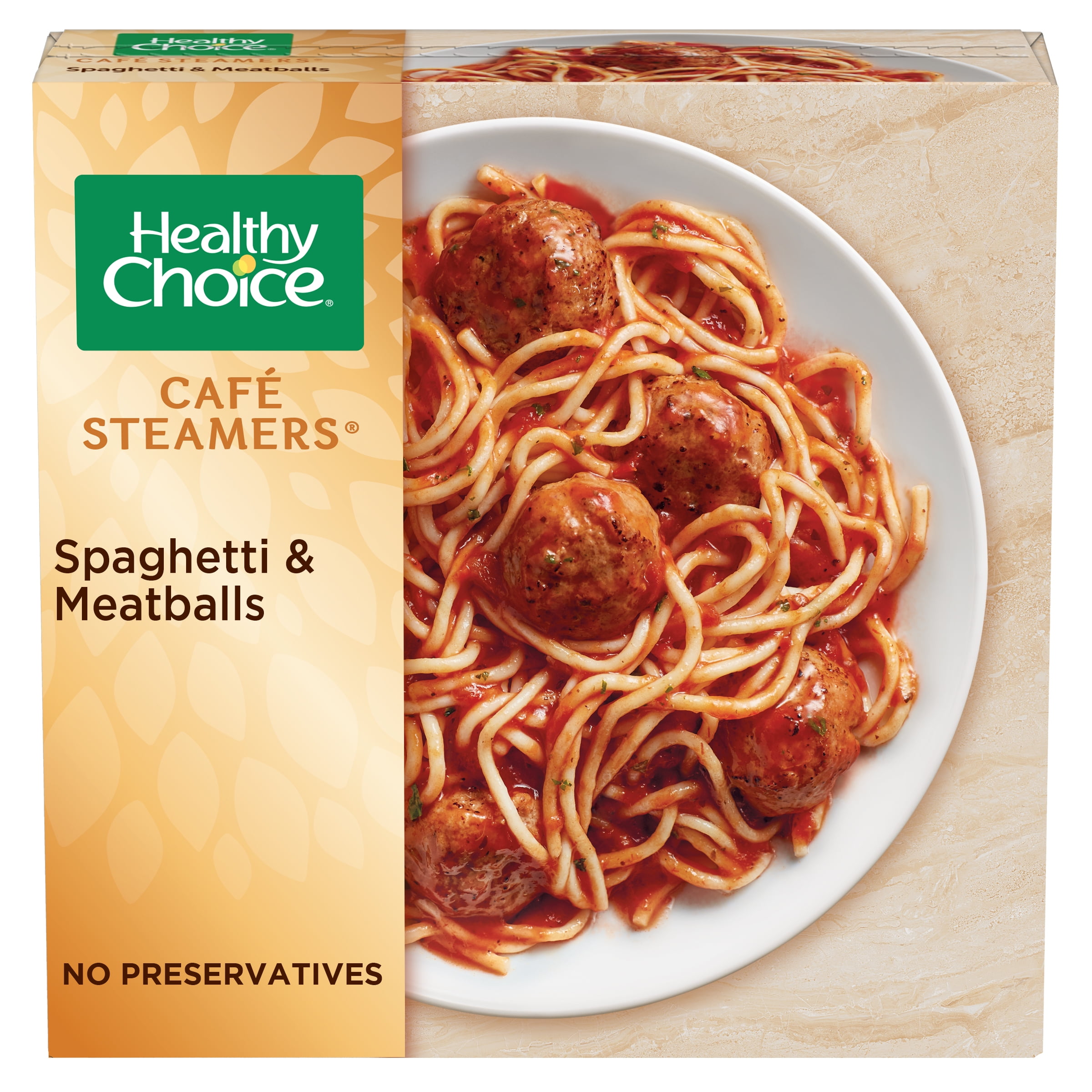 Healthy Choice Café Steamers Spaghetti & Meatballs Frozen Meal 9.5 oz