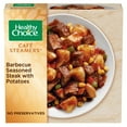 thumbnail image 1 of Healthy Choice Café Steamers Barbecue Seasoned Steak with Red Potatoes, Frozen Meal, 9.5 oz. Bowl, 1 of 9