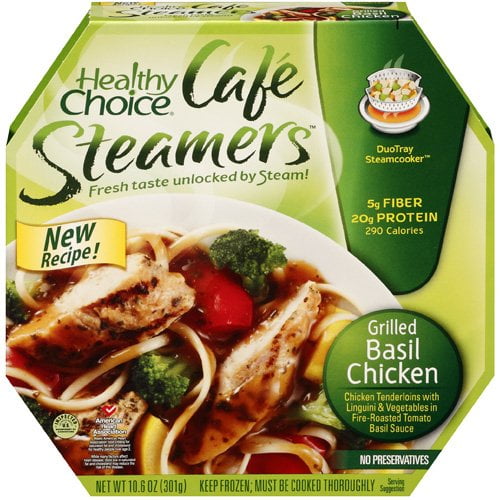 Healthy Choice Cafe Steamers Grilled Basil Chicken, 10.5 oz