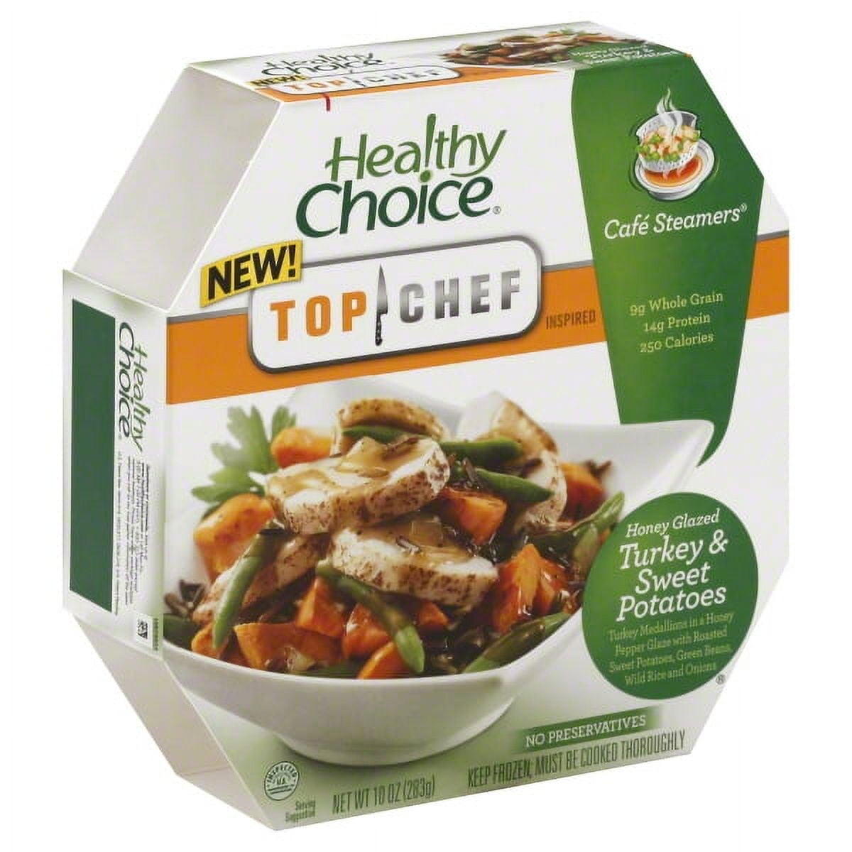 Healthy Choice Cafe Steamers Honey Glazed Turkey and Sweet Potatoes