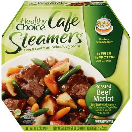 Healthy Choice: Cafe Steamers Roasted Beef Merlot, 10 Oz