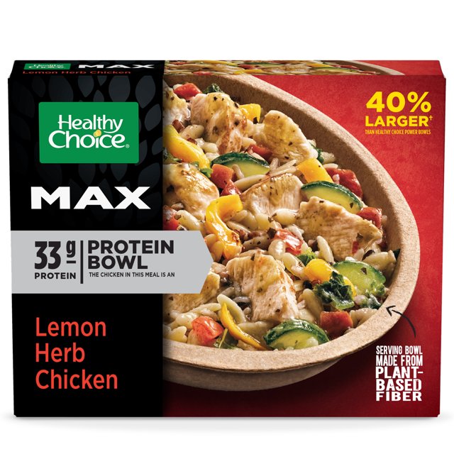 Healthy Choice MAX Protein Bowl Lemon Herb Chicken Frozen Meal, 13.75