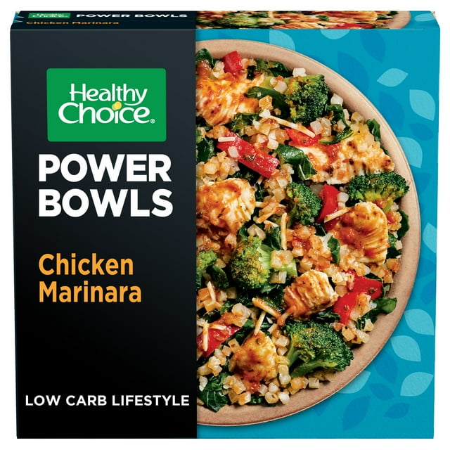 Healthy Choice Power Bowls Chicken Marinara, Frozen Meal, 9.25 oz Bowl (Frozen)