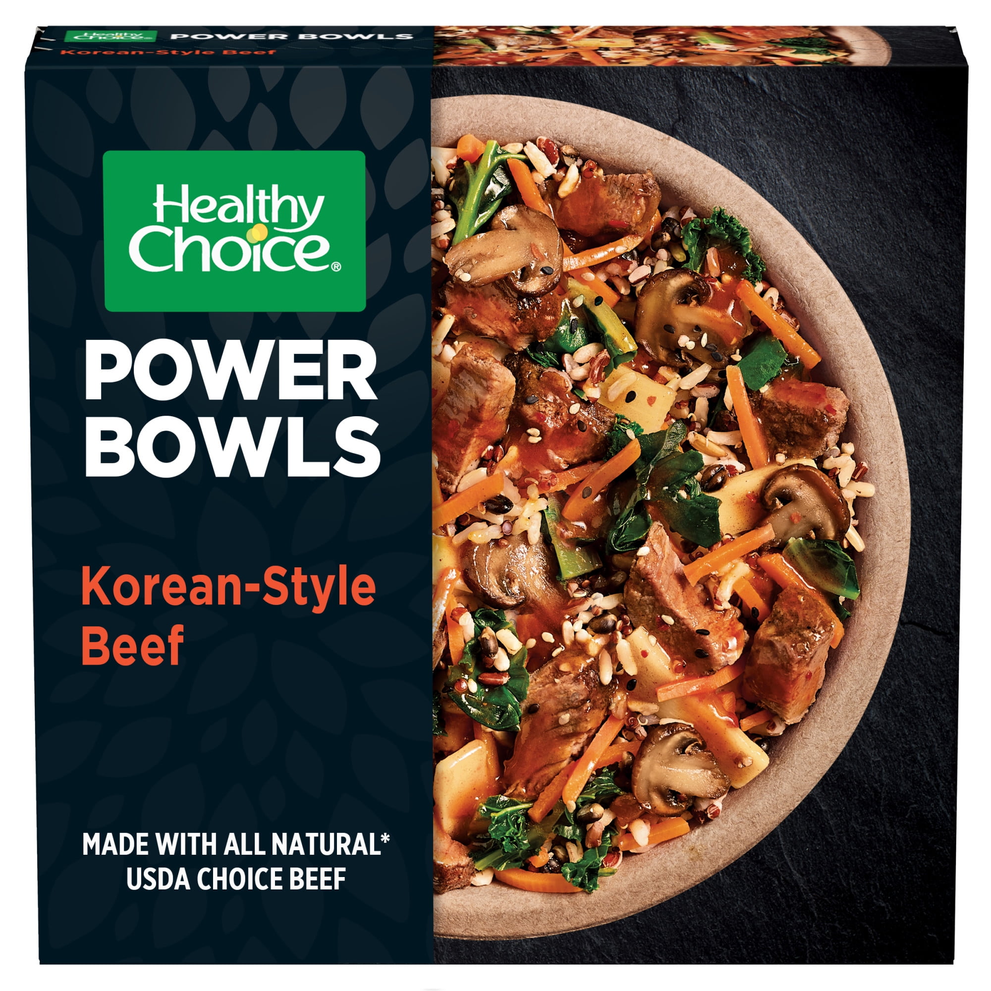 Healthy Choice Power Bowls Korean-Inspired Beef, Frozen Meal, 9.5 oz Bowl ( Frozen) - Walmart.com