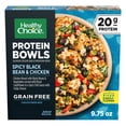 thumbnail image 1 of Healthy Choice Protein Bowls Spicy Black Bean & Chicken, 20g Protein, High-Protein Frozen Meal, 9.75-oz. Bowl, 1 of 9