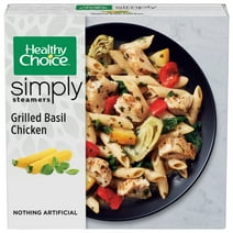 Healthy Choice Simply Steamers Grilled Basil Chicken, Frozen Meal, 9.9 oz Bowl (Frozen)